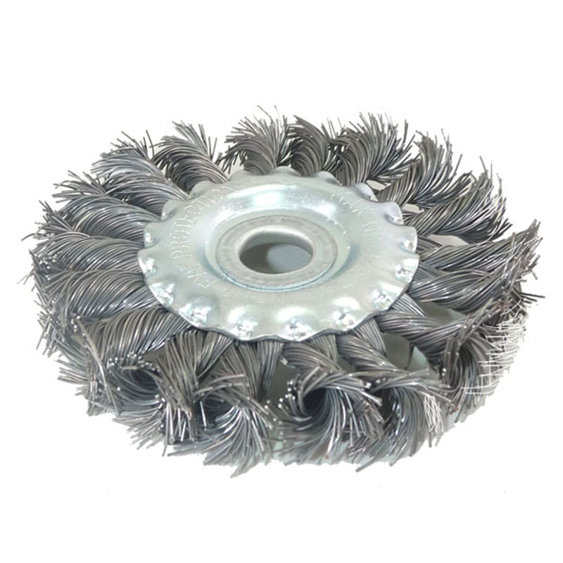 Cepillo Disco de Alambre Trenzado